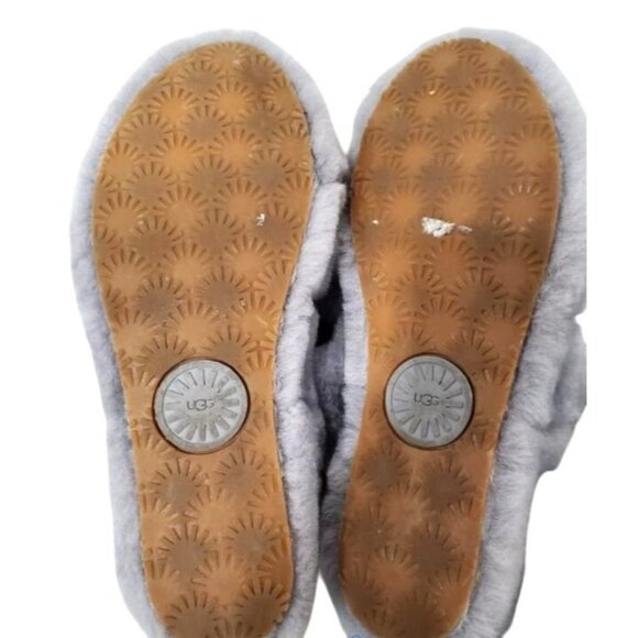 Ugg Women's Size 7 Fluff‎ Yeah Slide Slippers Gray - Picture 3 of 5